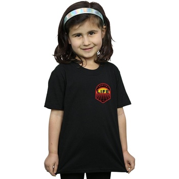 Abbigliamento Bambina T-shirts a maniche lunghe Ready Player One Gunter Life Breast Logo Nero