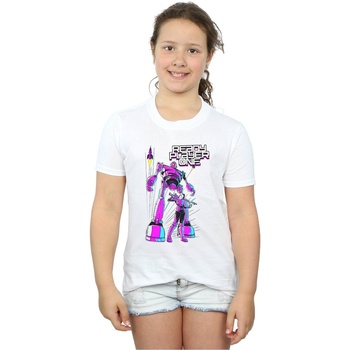 Abbigliamento Bambina T-shirts a maniche lunghe Ready Player One Iron Giant And Art3mis Bianco