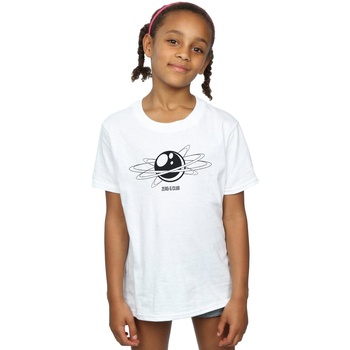 Abbigliamento Bambina T-shirts a maniche lunghe Ready Player One Zero G Club Logo Bianco