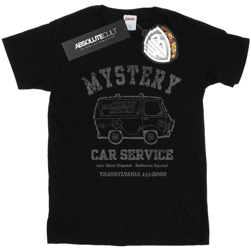 Abbigliamento Bambina T-shirts a maniche lunghe Scooby Doo Mystery Car Service Nero