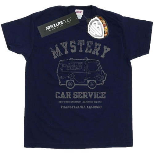 Abbigliamento Bambina T-shirts a maniche lunghe Scooby Doo Mystery Car Service Blu