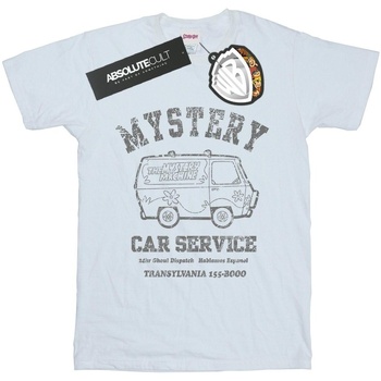 Abbigliamento Bambina T-shirts a maniche lunghe Scooby Doo Mystery Car Service Bianco