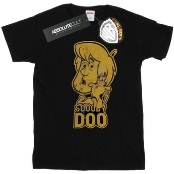 Abbigliamento Bambina T-shirts a maniche lunghe Scooby Doo And Shaggy Nero