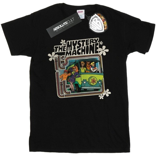 Abbigliamento Bambina T-shirts a maniche lunghe Scooby Doo Mystery Machine Nero