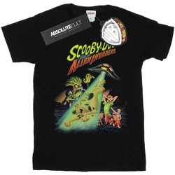 Abbigliamento Bambina T-shirts a maniche lunghe Scooby Doo And The Alien Invaders Nero