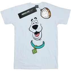 Abbigliamento Bambina T-shirts a maniche lunghe Scooby Doo Big Face Bianco