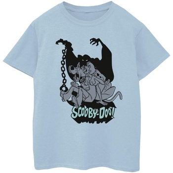 Abbigliamento Bambina T-shirts a maniche lunghe Scooby Doo Scared Jump Blu