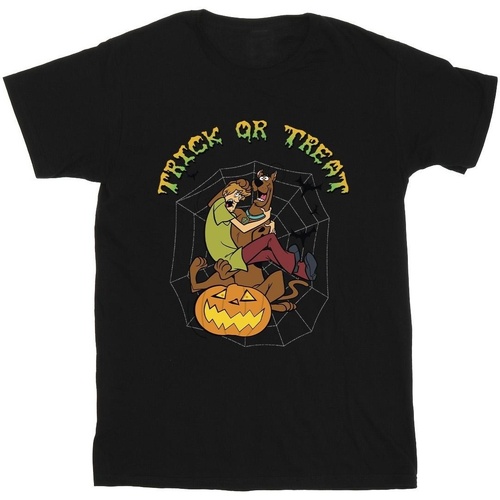 Abbigliamento Bambina T-shirts a maniche lunghe Scooby Doo Trick Or Treat Nero