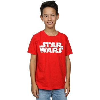 Abbigliamento Bambino T-shirt maniche corte Disney Christmas Logo Rosso
