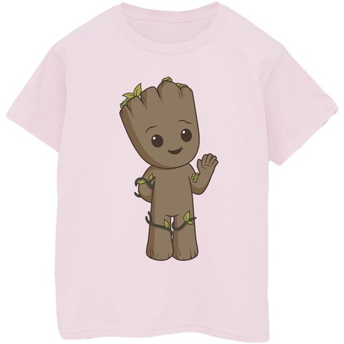 Abbigliamento Donna T-shirts a maniche lunghe Marvel I Am Groot Cute Groot Rosso