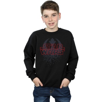 Abbigliamento Bambino Felpe Disney The Last Jedi Shattered Emblem Nero