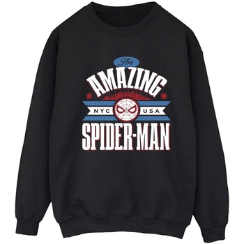 Abbigliamento Donna Felpe Marvel Spider-Man NYC Amazing Nero