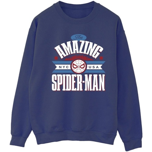 Abbigliamento Donna Felpe Marvel Spider-Man NYC Amazing Blu