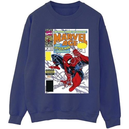 Abbigliamento Donna Felpe Marvel Spider-Man  Age Comic Cover Blu