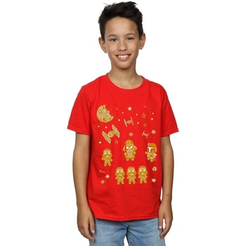 Abbigliamento Bambino T-shirt maniche corte Disney Gingerbread Empire Rosso