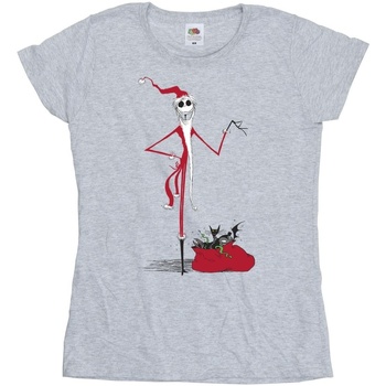 Abbigliamento Donna T-shirts a maniche lunghe Nightmare Before Christmas Christmas Presents Grigio
