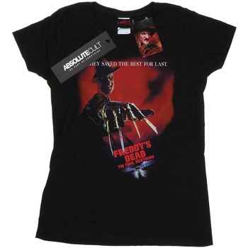 Abbigliamento Donna T-shirts a maniche lunghe A Nightmare On Elm Street Freddy's Dead Nero