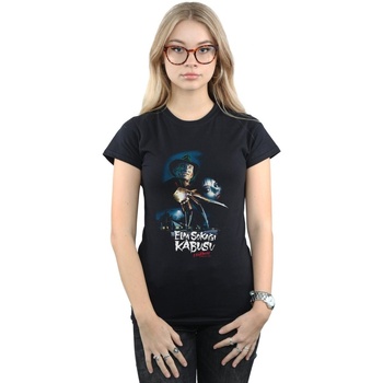 Abbigliamento Donna T-shirts a maniche lunghe A Nightmare On Elm Street Turkish Movie Poster Nero
