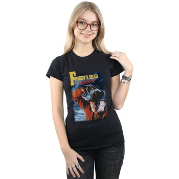 Abbigliamento Donna T-shirts a maniche lunghe A Nightmare On Elm Street The Final Nightmare Nero