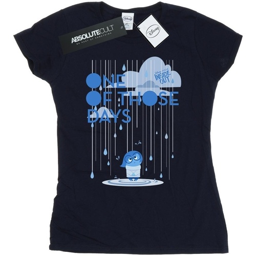 Abbigliamento Donna T-shirts a maniche lunghe Disney Inside Out One Of Those Days Blu