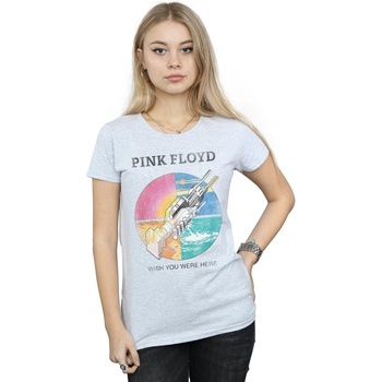 Abbigliamento Donna T-shirts a maniche lunghe Pink Floyd Wish You Were Here Grigio