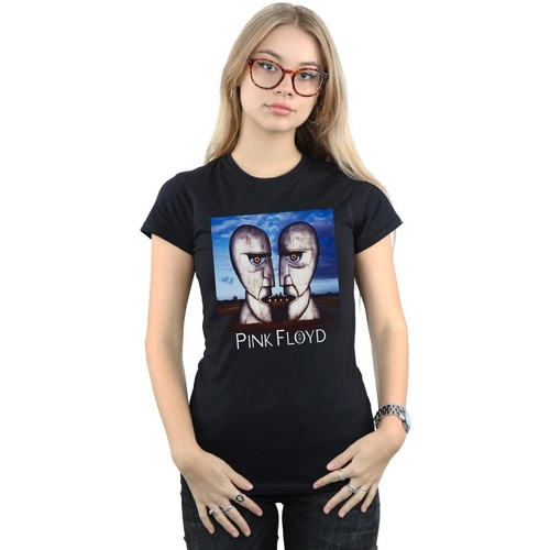 Abbigliamento Donna T-shirts a maniche lunghe Pink Floyd The Division Bell Nero