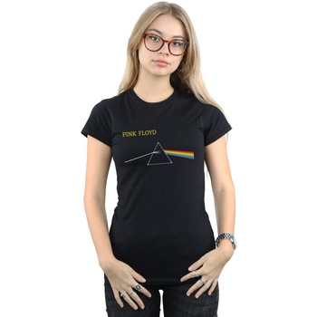 Abbigliamento Donna T-shirts a maniche lunghe Pink Floyd Chest Prism Nero