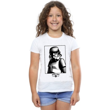 Abbigliamento Bambina T-shirts a maniche lunghe Disney BI36891 Bianco