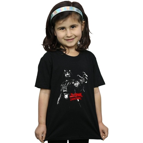 Abbigliamento Bambina T-shirts a maniche lunghe Disney Darth Vader I Am Your Father Nero