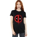 Image of T-shirts a maniche lunghe Marvel Deadpool Split Splat Logo