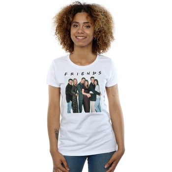 Abbigliamento Donna T-shirts a maniche lunghe Friends Group Photo Hugs Bianco