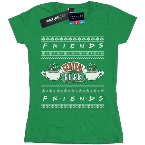 Abbigliamento Donna T-shirts a maniche lunghe Friends Fair Isle Central Perk Verde