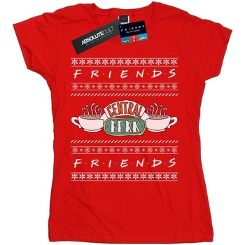 Abbigliamento Donna T-shirts a maniche lunghe Friends Fair Isle Central Perk Rosso