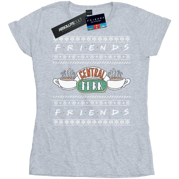 Abbigliamento Donna T-shirts a maniche lunghe Friends Fair Isle Central Perk Grigio
