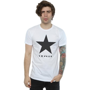 Abbigliamento Uomo T-shirts a maniche lunghe David Bowie Star Logo Bianco