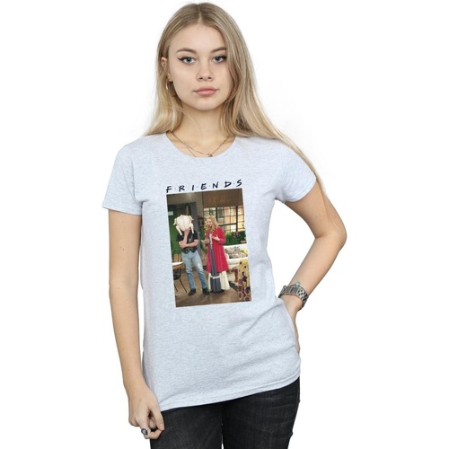 Abbigliamento Donna T-shirts a maniche lunghe Friends Joey Turkey Grigio