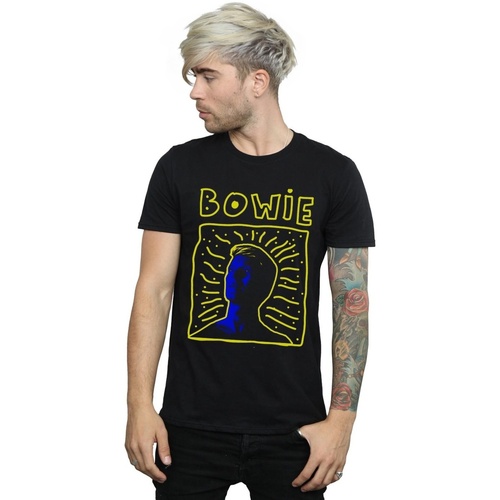 Abbigliamento Uomo T-shirts a maniche lunghe David Bowie 90s Frame Nero