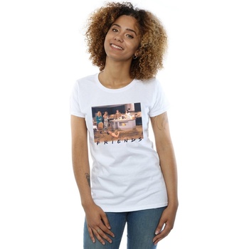 Abbigliamento Donna T-shirts a maniche lunghe Friends Joey Mermaid Bianco