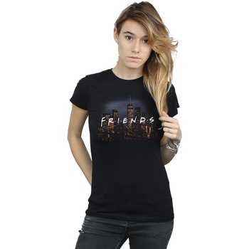 Abbigliamento Donna T-shirts a maniche lunghe Friends Logo Skyline Nero