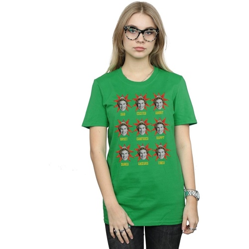 Abbigliamento Donna T-shirts a maniche lunghe Elf Buddy Moods Verde