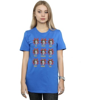 Abbigliamento Donna T-shirts a maniche lunghe Elf Buddy Moods Blu