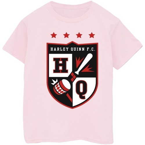 Abbigliamento Bambino T-shirt maniche corte Justice League Harley Quinn FC Pocket Rosso