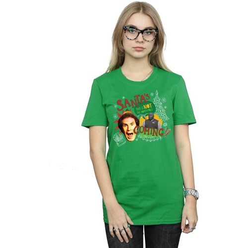Abbigliamento Donna T-shirts a maniche lunghe Elf North Pole Verde