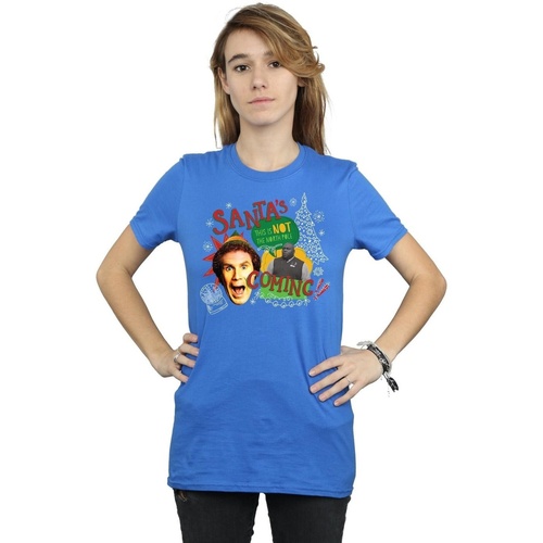 Abbigliamento Donna T-shirts a maniche lunghe Elf North Pole Blu
