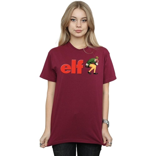 Abbigliamento Donna T-shirts a maniche lunghe Elf Crouching Logo Multicolore