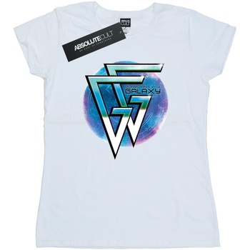 Abbigliamento Donna T-shirts a maniche lunghe Marvel Guardians Of The Galaxy Logo Bianco