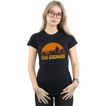 Abbigliamento Donna T-shirts a maniche lunghe Goonies Sunset Group Nero