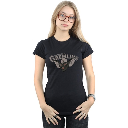 Abbigliamento Donna T-shirts a maniche lunghe Gremlins Kingston Falls Sport Nero
