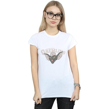 Abbigliamento Donna T-shirts a maniche lunghe Gremlins Kingston Falls Sport Bianco
