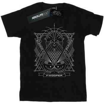 Abbigliamento Donna T-shirts a maniche lunghe Fantastic Beasts Fwooper Icon Nero